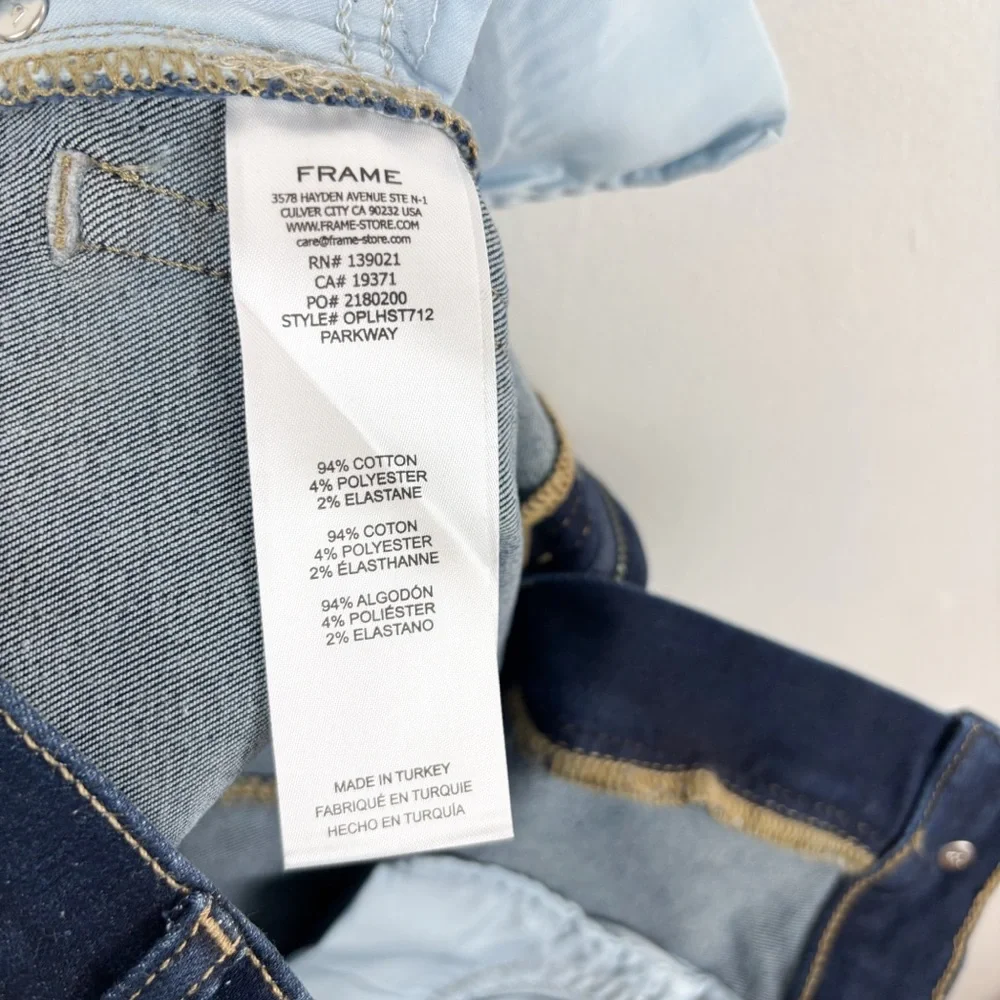 Frame Denim Women's Straight Leg Jeans - Dark Blue NWOT - Picture 10 of 11